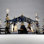 creche de noel minimaliste