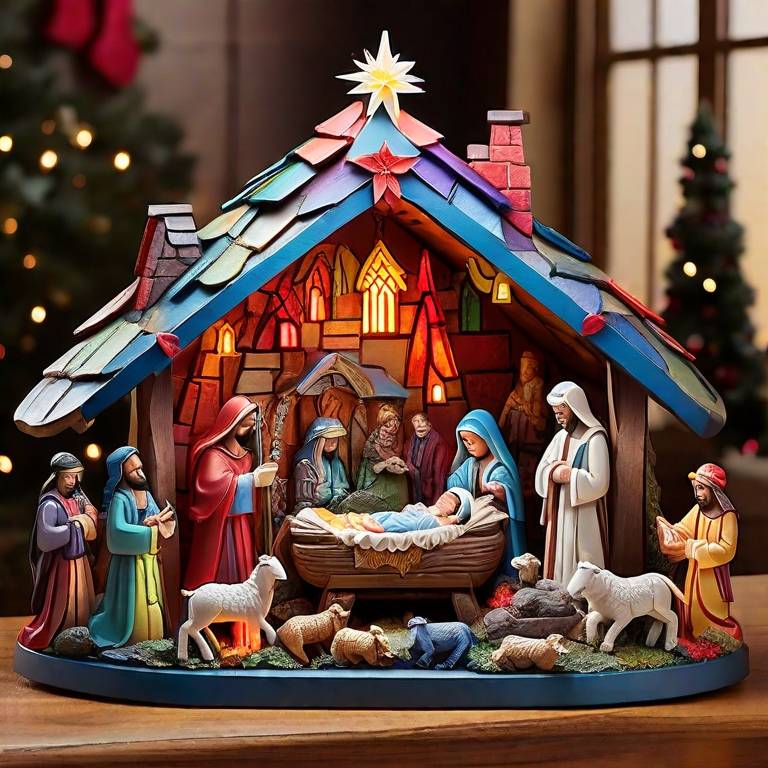 Éclairage idéal pour votre crèche de Noël un guide complet Santons