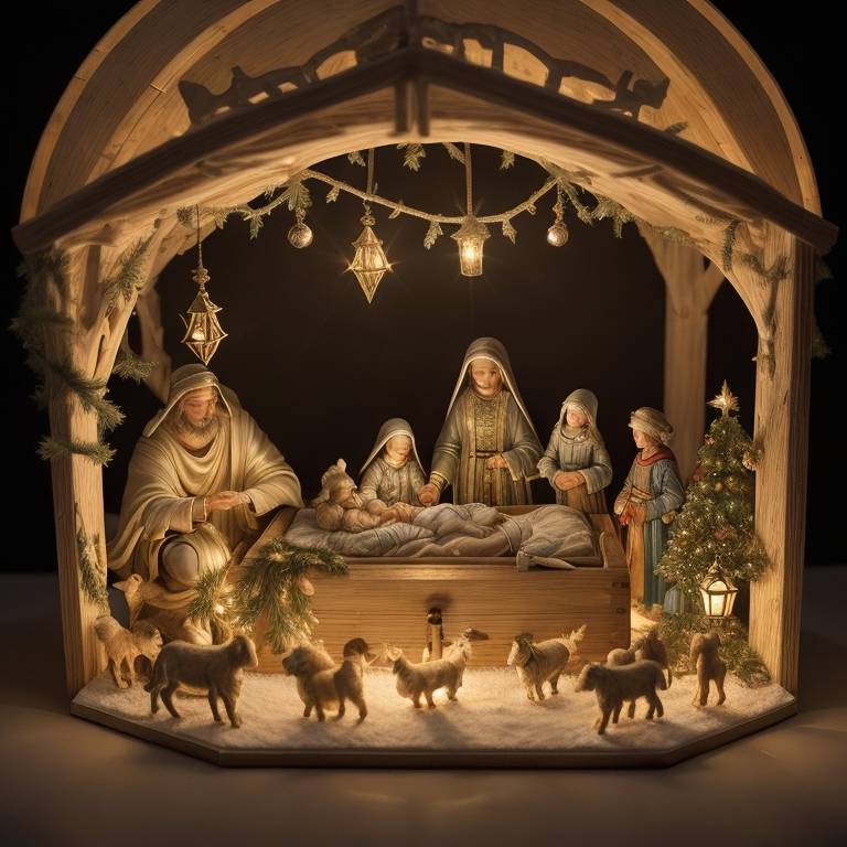 comment illuminer une creche de noel ?